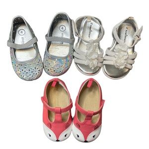 Size 4 baby girl spring shoes and sandals